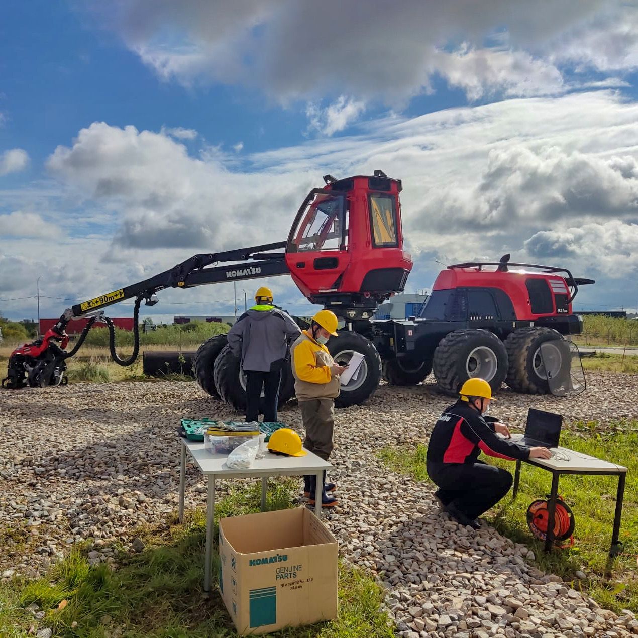 Региональное соревнование технических специалистов Komatsu Региональное соревнование технических специалистов Komatsu
