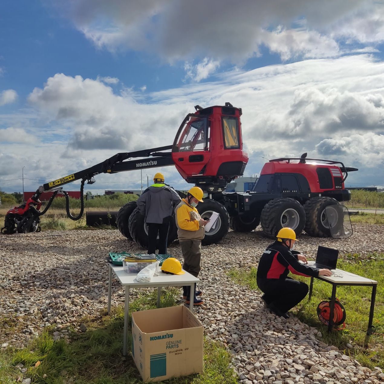 Региональное соревнование технических специалистов Komatsu Региональное соревнование технических специалистов Komatsu