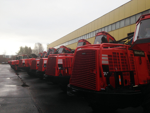Komatsu Forest осуществил крупнейшую в мире сделку в сфере лесной техники